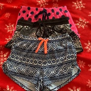 Girls justice pajama shorts